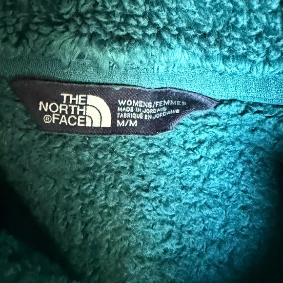 The North Face MEDIUM Deep Teal Ultra Silky Soft Fleece Half Zip Pullover - Picture 6 of 9
